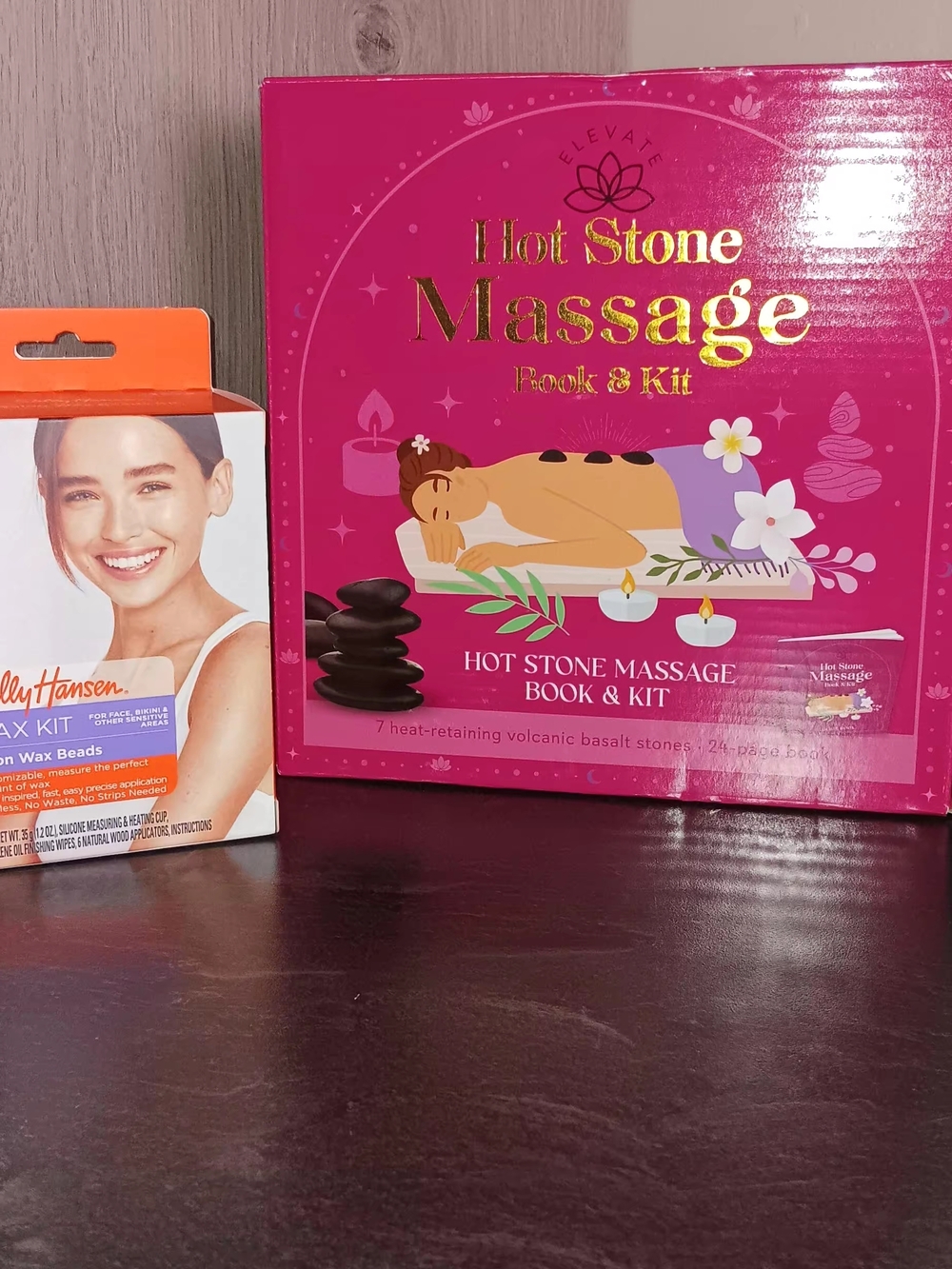 $8 BUNDLES Hot Stone Massage Book & Kit - Pink